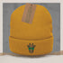Giraffe Embroidered Ribbed Beanie-Unisex